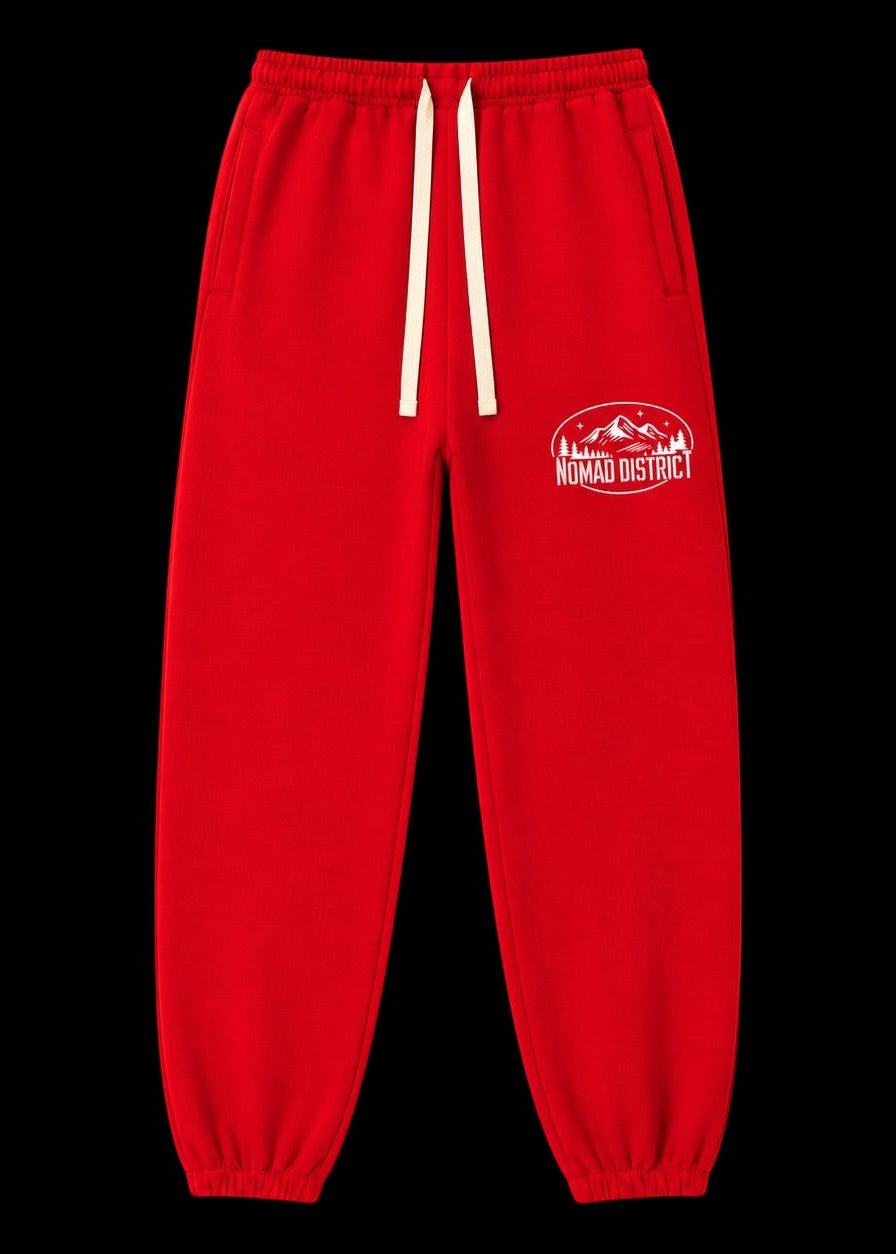 Logo Sweatsuit Red