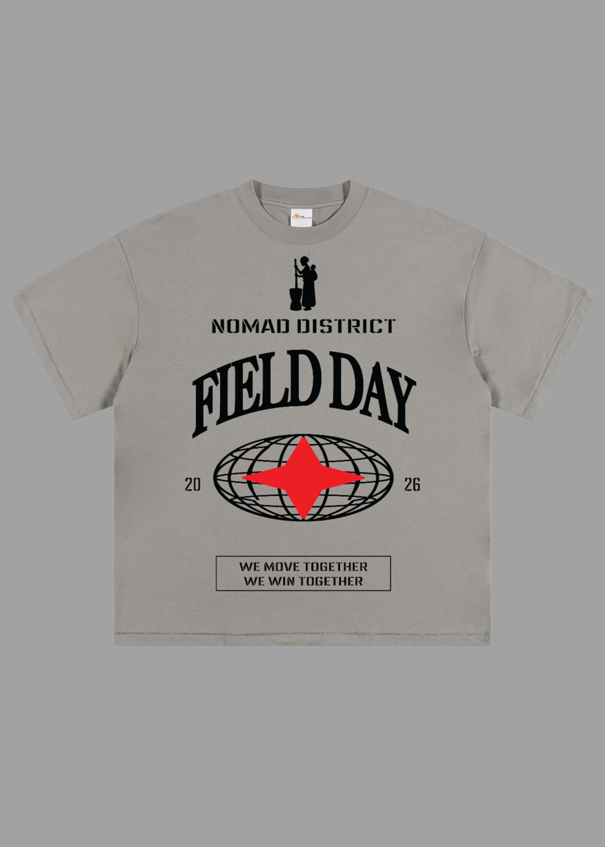 FIELD DAY T-SHIRT GREY