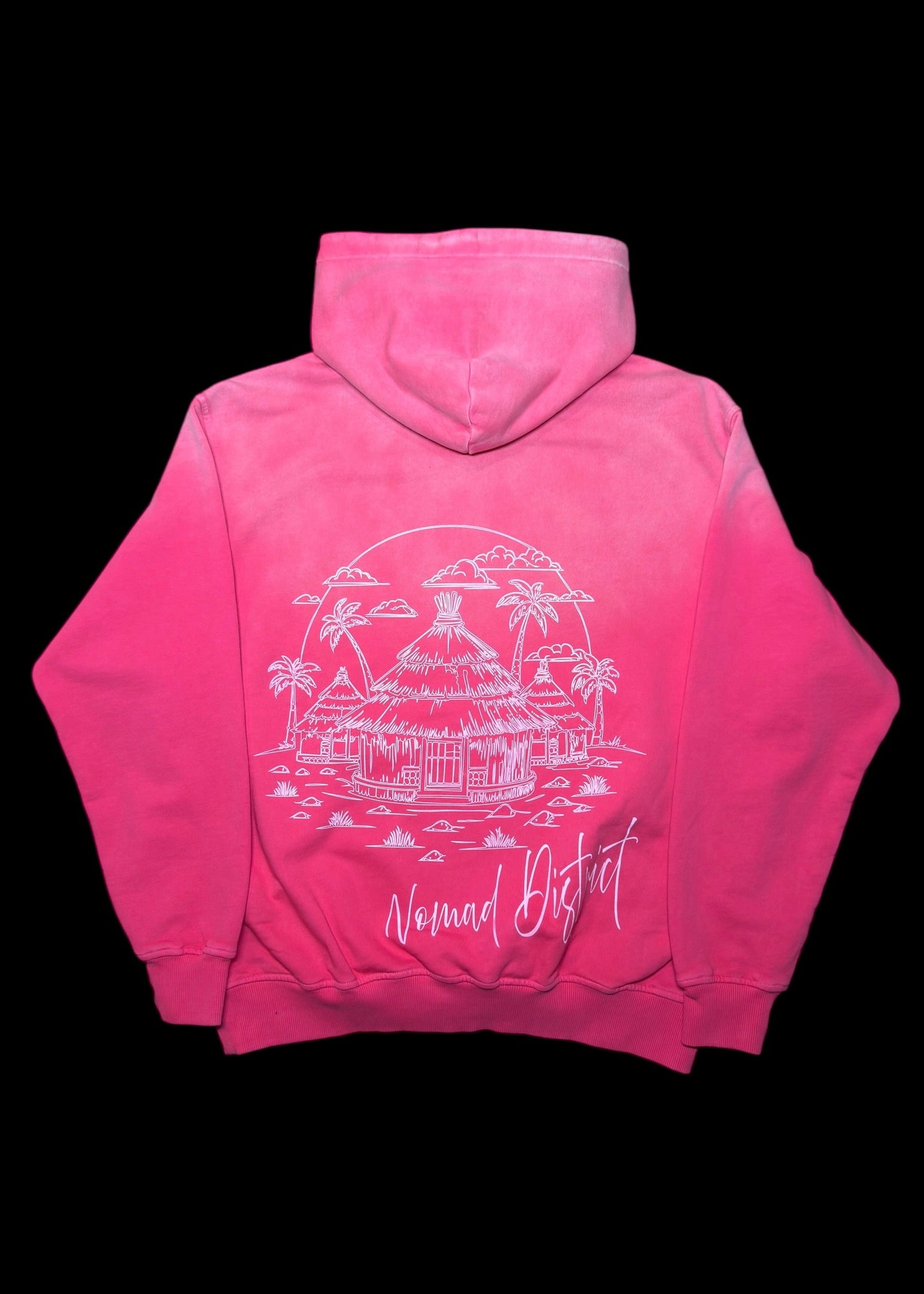 Village Pullover Hoodie Pink
