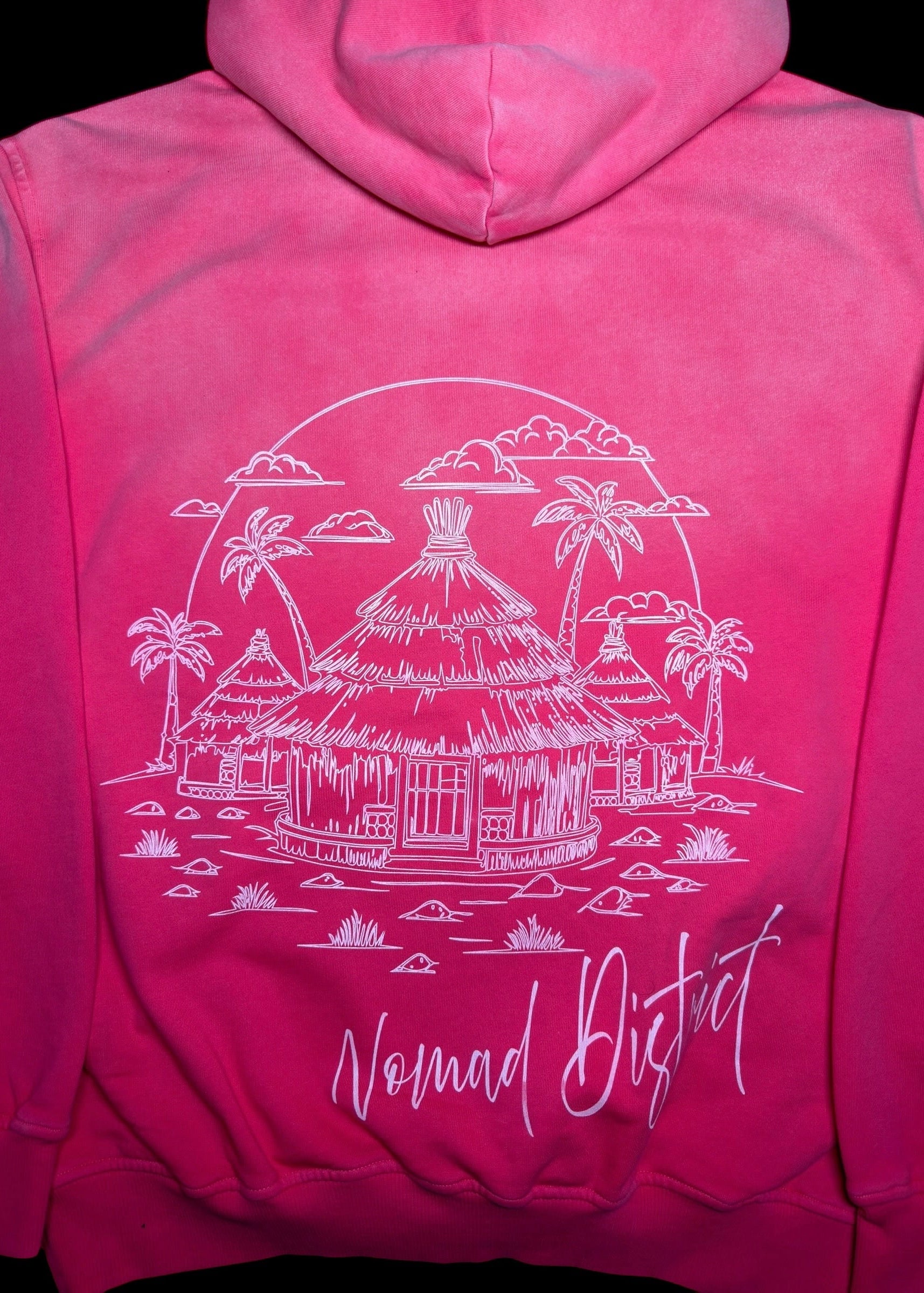Village Pullover Hoodie Pink