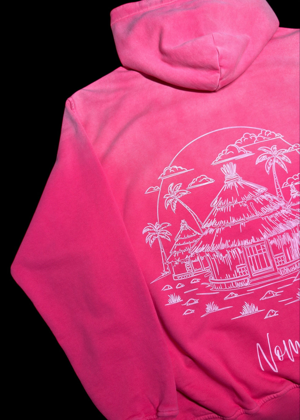 Village Pullover Hoodie Pink