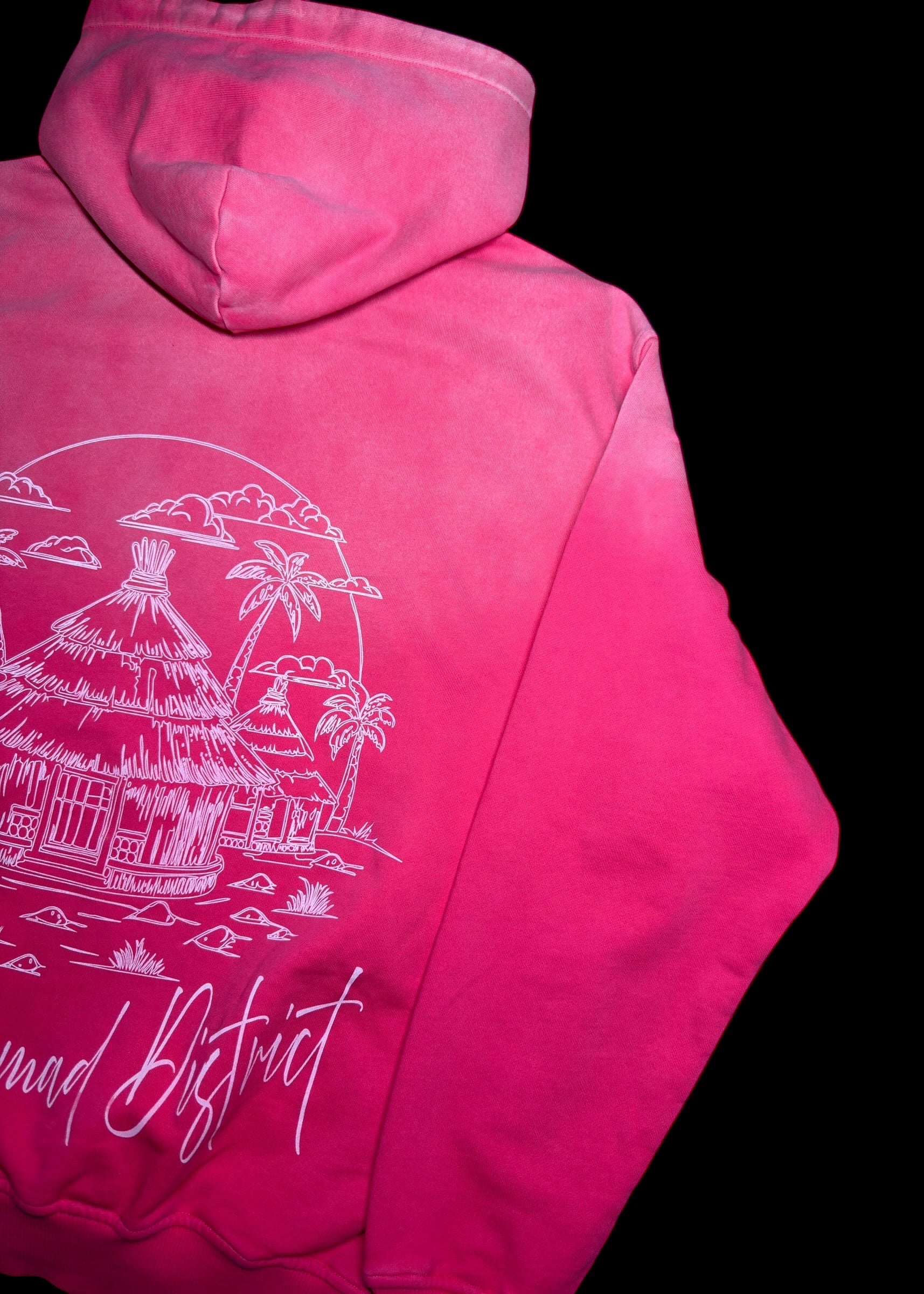Village Pullover Hoodie Pink