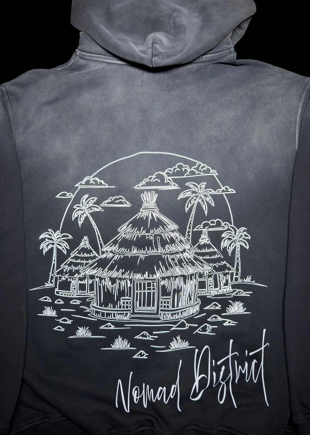 Village Pullover Hoodie Black