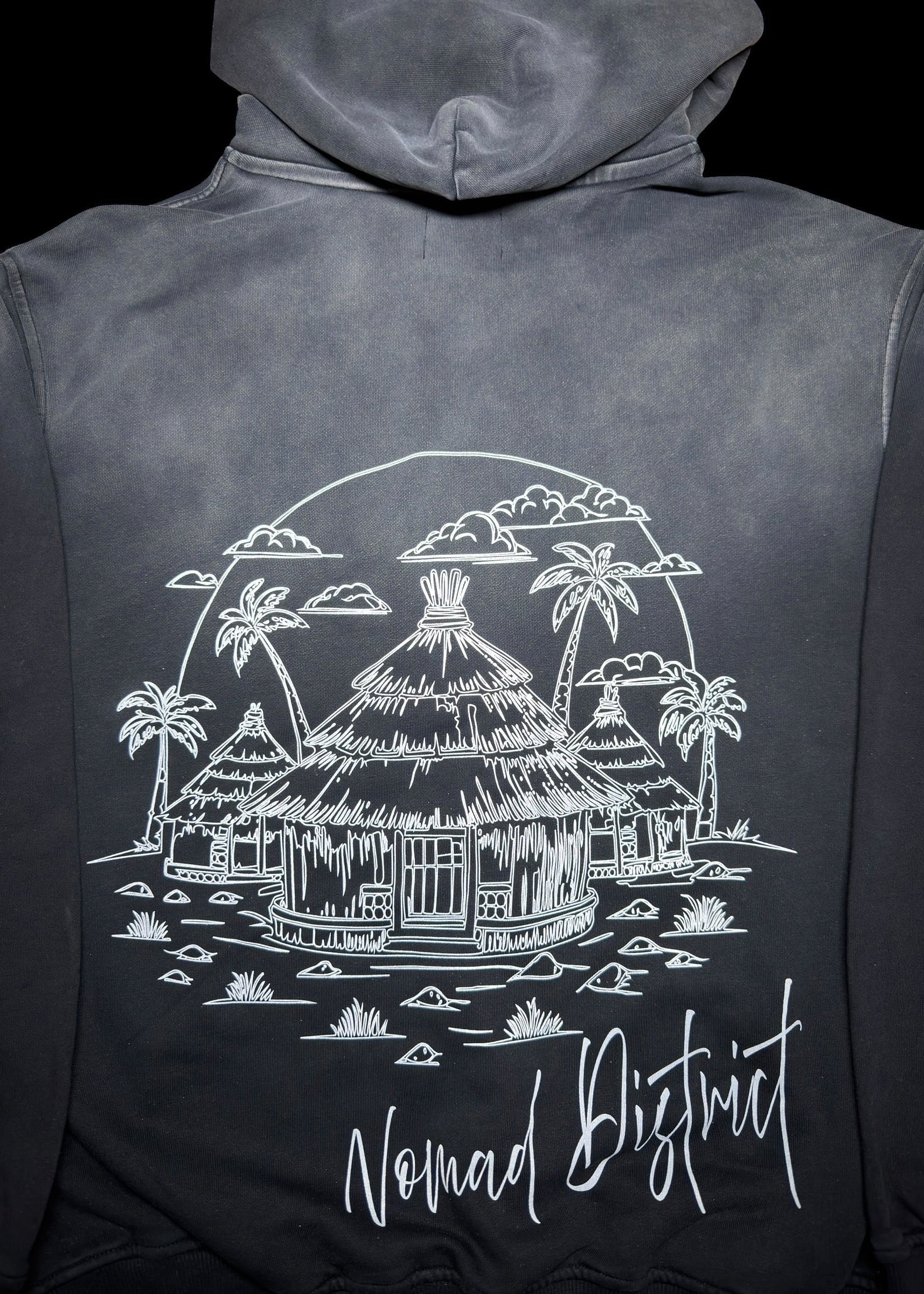 Village Pullover Hoodie Black