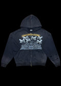 Nomad District Academy Zip Up Hoodie Black