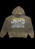 Nomad District Academy Zip Up Hoodie Green