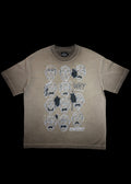 Faces T-shirt (Coffee Brown)