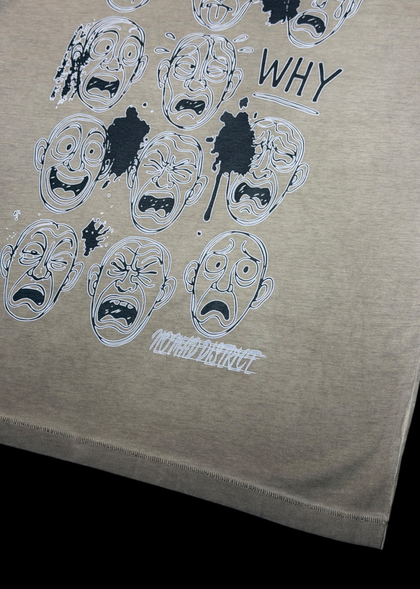 Faces T-shirt (Coffee Brown)