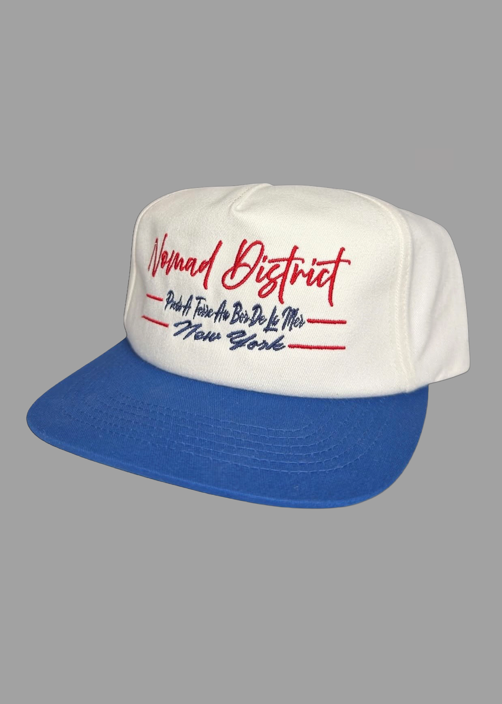 PATABDLAM SNAPBACK WHITE/BLUE