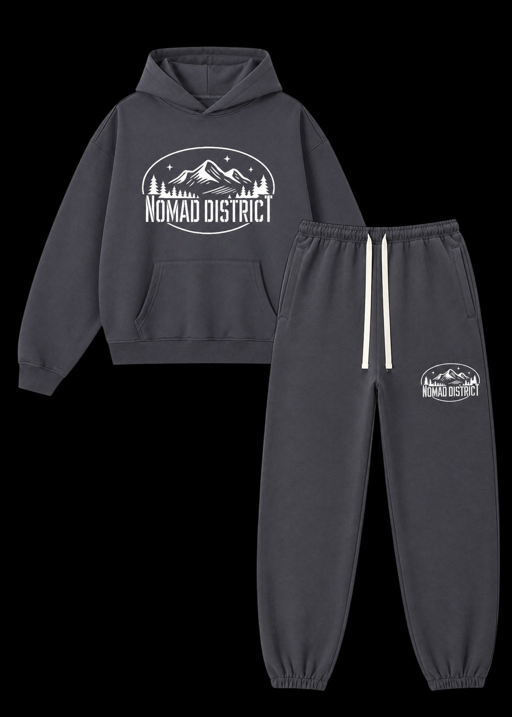 Logo Sweatsuit Charcoal Grey