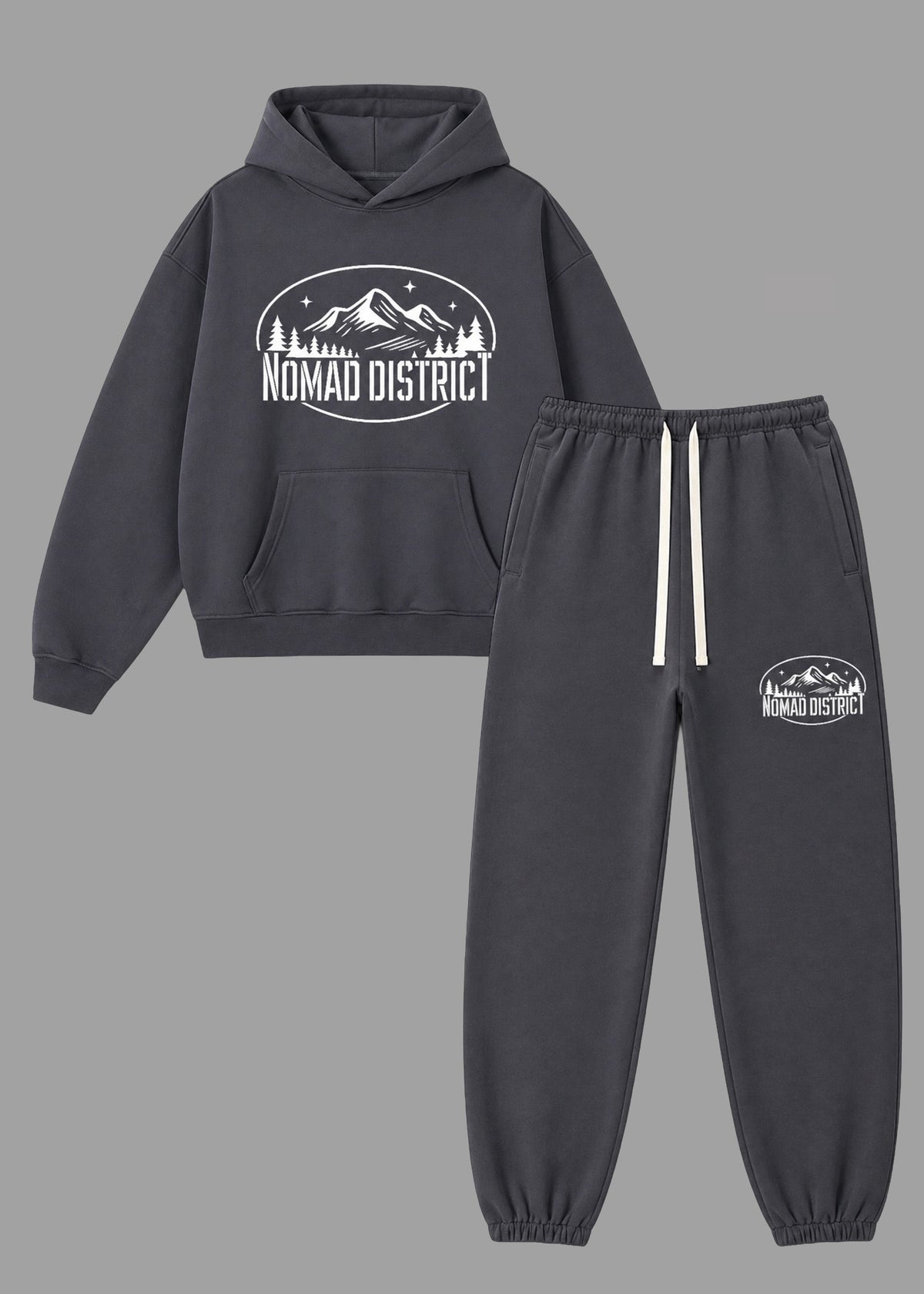 Highlands Logo Sweatsuit Charcoal Grey