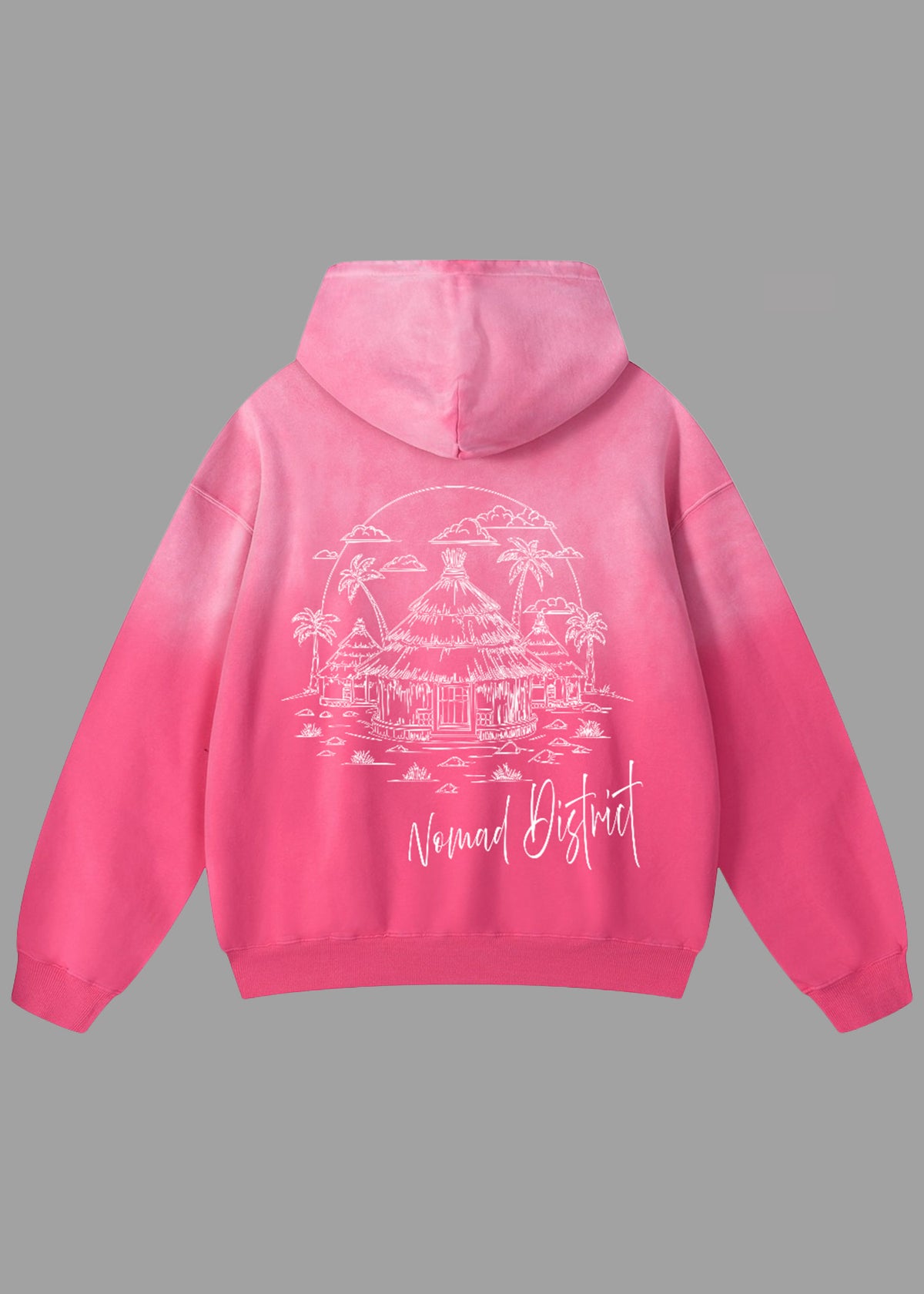 Village Pullover Hoodie Pink