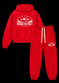 Logo Sweatsuit Red