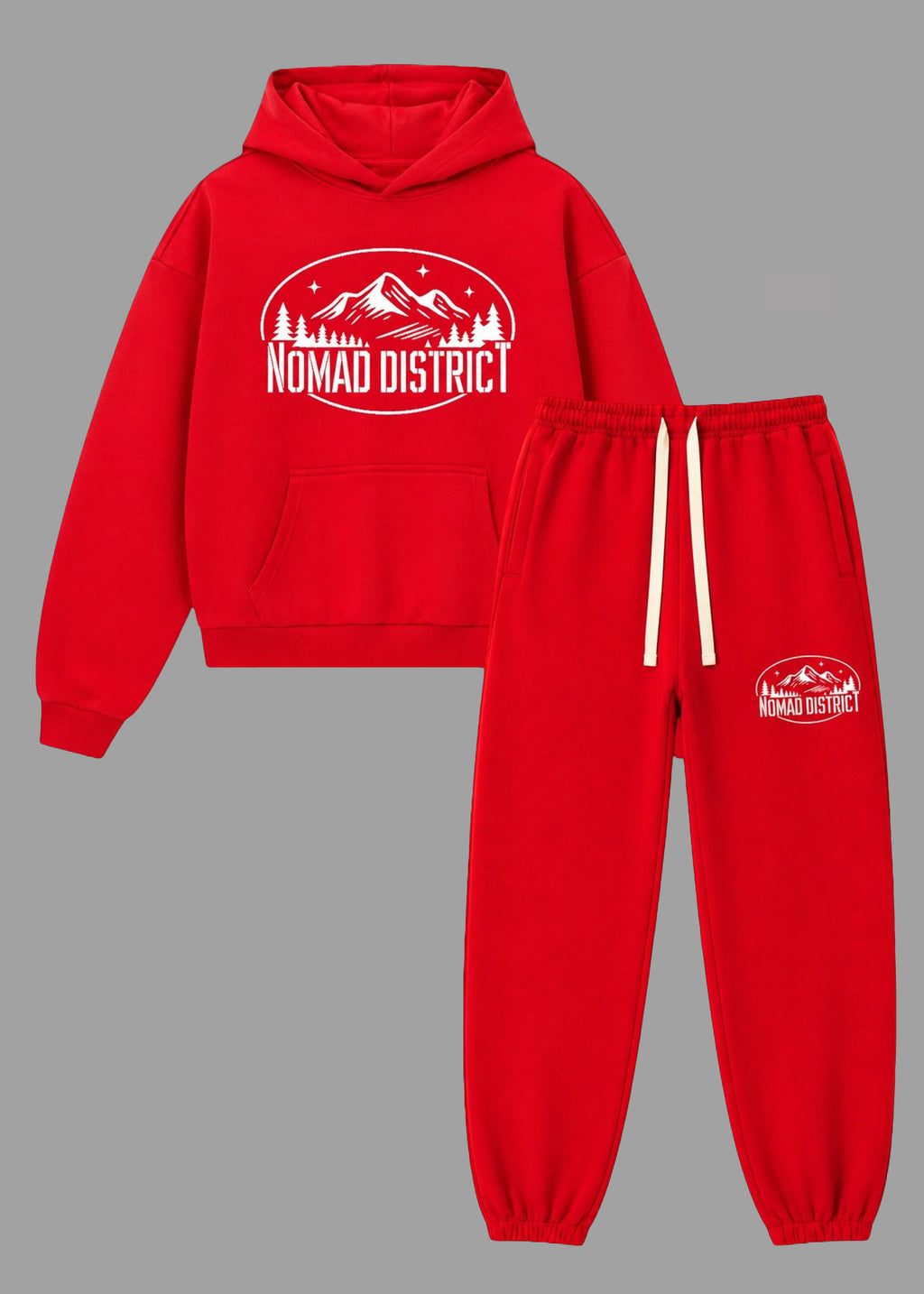 Highlands Logo Sweatsuit Red